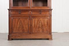 French 19th Century Louis Philippe Walnut Oak Buffet Deux Corps - 1097948