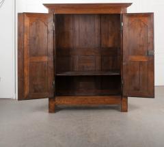 French 19th Century Louis XIII Style Oak Armoire - 1075267