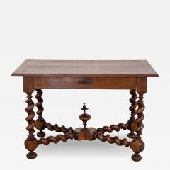 French 19th Century Louis XIII Style Walnut Table - 4708263