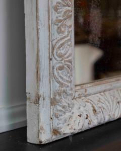 French 19th Century Louis XIV Style Carved Wood and Stucco Mirror - 4758080