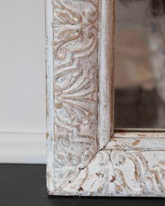 French 19th Century Louis XIV Style Carved Wood and Stucco Mirror - 4758087