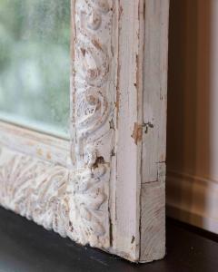 French 19th Century Louis XIV Style Carved Wood and Stucco Mirror - 4758173