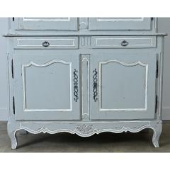 French 19th Century Louis XV Painted Buffet a Deux Corps - 4798050