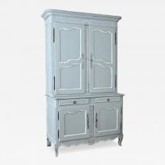 French 19th Century Louis XV Painted Buffet a Deux Corps - 4801132