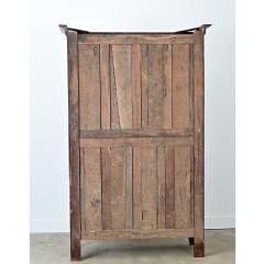French 19th Century Louis XV Style Carved Oak Armoire - 4811860