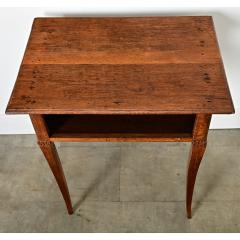 French 19th Century Louis XV Style Oak Side Table - 4147447