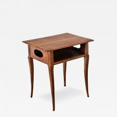 French 19th Century Louis XV Style Oak Side Table - 4160191