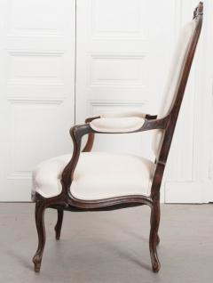 French 19th Century Louis XV Style Upholstered Armchair - 1827667