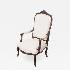 French 19th Century Louis XV Style Upholstered Armchair - 1864196