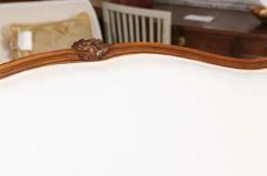 French 19th Century Louis XV Style Wooden Three Seat Canap Oreilles h88a - 3558453