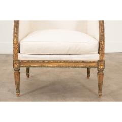 French 19th Century Louis XVI Bergere A Oreilles - 3314110