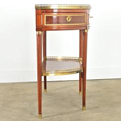 French 19th Century Louis XVI Mahogany Demilune Console - 4244120