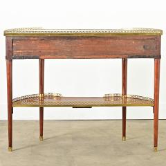 French 19th Century Louis XVI Mahogany Demilune Console - 4244121
