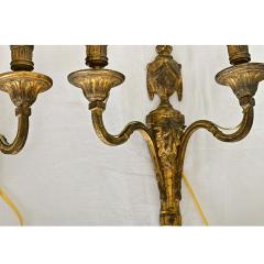 French 19th Century Louis XVI Style Bronze Sconces - 3947001