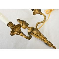 French 19th Century Louis XVI Style Bronze Sconces - 3947009