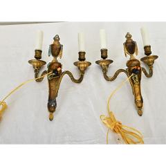 French 19th Century Louis XVI Style Bronze Sconces - 3947012