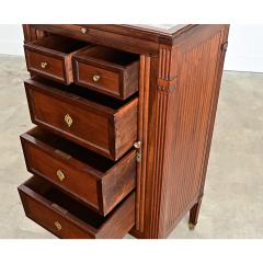 French 19th Century Louis XVI Style Butler s Cabinet Chiffoniere - 4663673