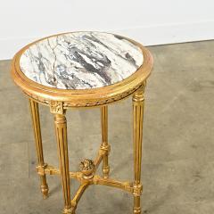 French 19th Century Louis XVI Style Gilt Gu ridon - 4299131