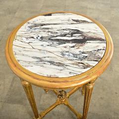 French 19th Century Louis XVI Style Gilt Gu ridon - 4299171