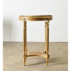 French 19th Century Louis XVI Style Gilt Gueridon - 4442253