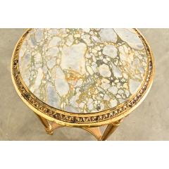 French 19th Century Louis XVI Style Gilt Gueridon - 4442255