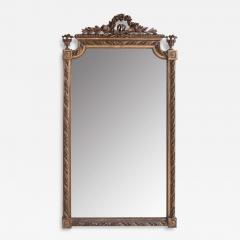 French 19th Century Louis XVI Style Giltwood Mirror - 1703171