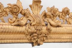 French 19th Century Louis XVI Style Gold Gilt Mirror - 1021361
