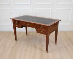 French 19th Century Louis XVI Style Leather Top Desk - 4707349