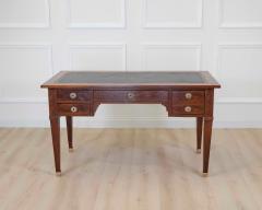 French 19th Century Louis XVI Style Leather Top Desk - 4707354