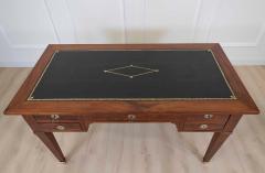 French 19th Century Louis XVI Style Leather Top Desk - 4707356