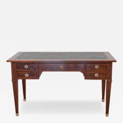 French 19th Century Louis XVI Style Leather Top Desk - 4708275