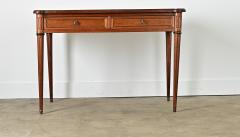 French 19th Century Louis XVI Style Mahogany Desk - 4277696