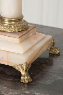 French 19th Century Louis XVI Style Marble Lamp - 1529367