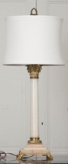 French 19th Century Louis XVI Style Marble Lamp - 1529368