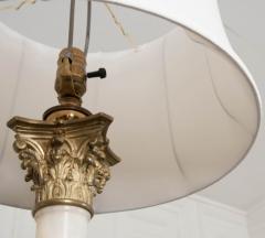 French 19th Century Louis XVI Style Marble Lamp - 1529374