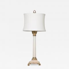 French 19th Century Louis XVI Style Marble Lamp - 1529496