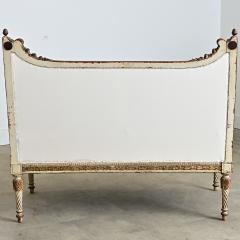 French 19th Century Louis XVI Style Parcel Gilt Canap  - 4663634