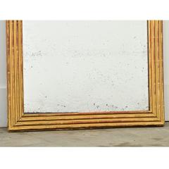 French 19th Century Louis XVI Style Reeded Gilt Mirror - 4299161