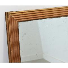 French 19th Century Louis XVI Style Reeded Gilt Mirror - 4615530