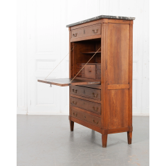 French 19th Century Louis XVI Style Secretaire a Abatant - 2707088