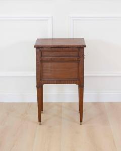 French 19th Century Louis XVI Style Side Table with Fitted Mirror - 4707340