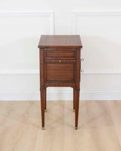 French 19th Century Louis XVI Style Side Table with Fitted Mirror - 4707365