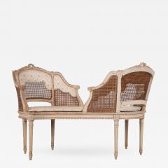 French 19th Century Louis XVI Style T te T te - 2174625