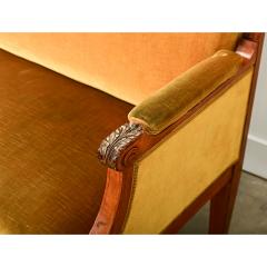 French 19th Century Louis XVI Tall Back Settee - 4150108