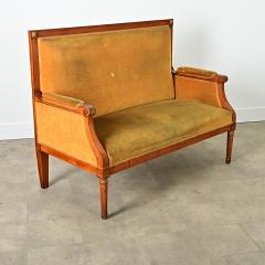 French 19th Century Louis XVI Tall Back Settee - 4150184