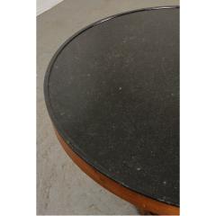 French 19th Century Mahogany Center Table with Pedestal Base - 1607832