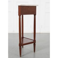 French 19th Century Mahogany Corner Table - 2598758
