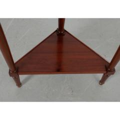 French 19th Century Mahogany Corner Table - 2598760