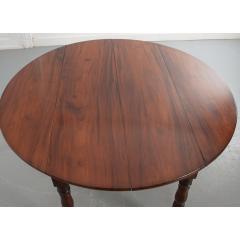 French 19th Century Mahogany Drop Leaf Table - 2469255