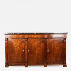 French 19th Century Mahogany Empire Enfilade with Marble Top - 1608320